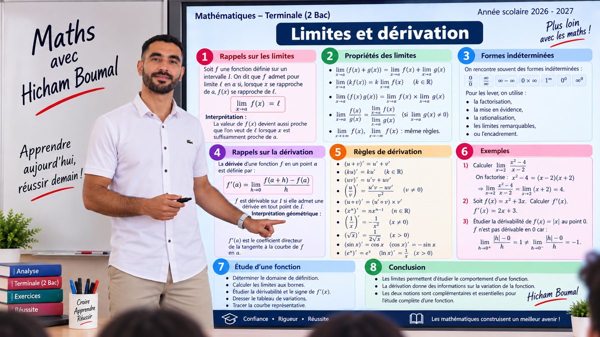 Hicham Boumal, professeur de mathématiques